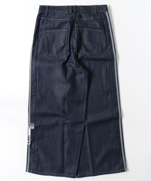 adidas（アディダス）の「ADIBREAK MID RISE WIDE LEG DENIM PANT / アディダスオリジナルス adidas Originals（デニムパンツ・レディース・ブルー・27/30/26/30/25/30/24/30/31W 30L/29/30/28/30/30W 30L/32W 30L）」の6枚目の写真