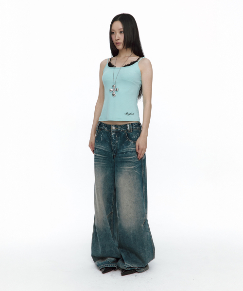 ROUGHNECK(ラフネック)の「Silver Painting Denim(デニムパンツ・レディース・その他・MEDIUM/SMALL)」の3枚目の写真