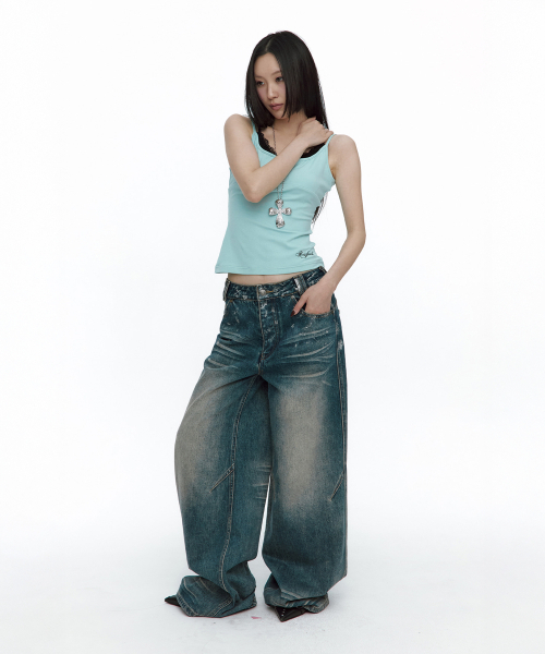 ROUGHNECK(ラフネック)の「Silver Painting Denim(デニムパンツ・レディース・その他・MEDIUM/SMALL)」の5枚目の写真