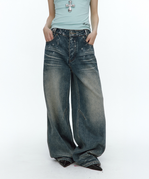 ROUGHNECK(ラフネック)の「Silver Painting Denim(デニムパンツ・レディース・その他・MEDIUM/SMALL)」の8枚目の写真
