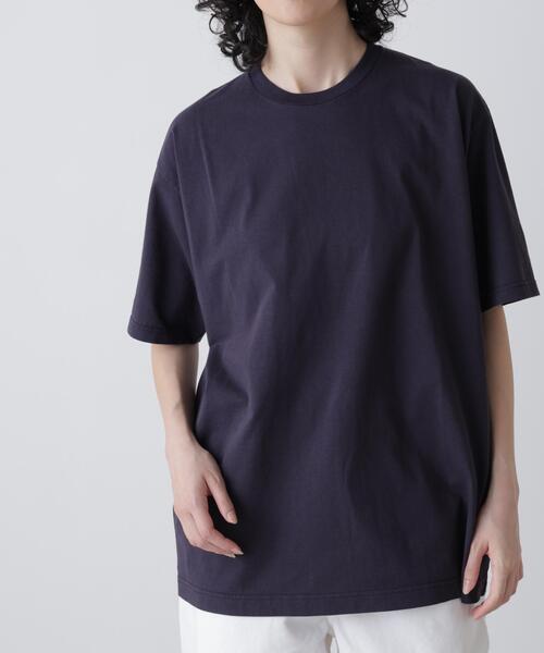 Y（ワイ）の「Ｙ / ORGANIC COTTON JERSEY SHORT SLEEVE T-SHIRT（Tシャツ/カットソー・メンズ・ホワイト/ネイビー・MEDIUM/SMALL/LARGE）」の7枚目の写真