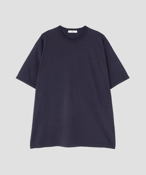 Y（ワイ）の「Ｙ / ORGANIC COTTON JERSEY SHORT SLEEVE T-SHIRT（Tシャツ/カットソー・メンズ・ホワイト/ネイビー・MEDIUM/SMALL/LARGE）」の8枚目の写真