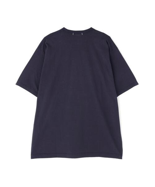 Y（ワイ）の「Ｙ / ORGANIC COTTON JERSEY SHORT SLEEVE T-SHIRT（Tシャツ/カットソー・メンズ・ホワイト/ネイビー・MEDIUM/SMALL/LARGE）」の9枚目の写真