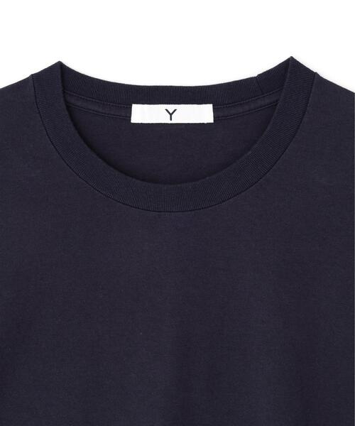 Y（ワイ）の「Ｙ / ORGANIC COTTON JERSEY SHORT SLEEVE T-SHIRT（Tシャツ/カットソー・メンズ・ホワイト/ネイビー・MEDIUM/SMALL/LARGE）」の10枚目の写真