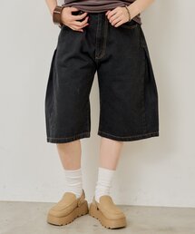 WHIMSIC | 【UNISEX/2サイズ展開】サイドタックデニムショートパンツ(その他パンツ)