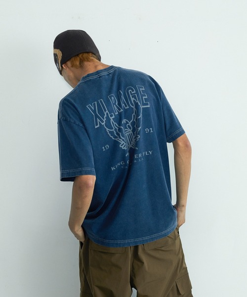 XLARGE(エクストララージ)の「XL RAGE S/S TEE(Tシャツ/カットソー・メンズ・ブラック/ブラウン/ネイビー・M/L/XL/S)」の3枚目の写真