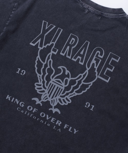 XLARGE(エクストララージ)の「XL RAGE S/S TEE(Tシャツ/カットソー・メンズ・ブラック/ブラウン/ネイビー・M/L/XL/S)」の9枚目の写真