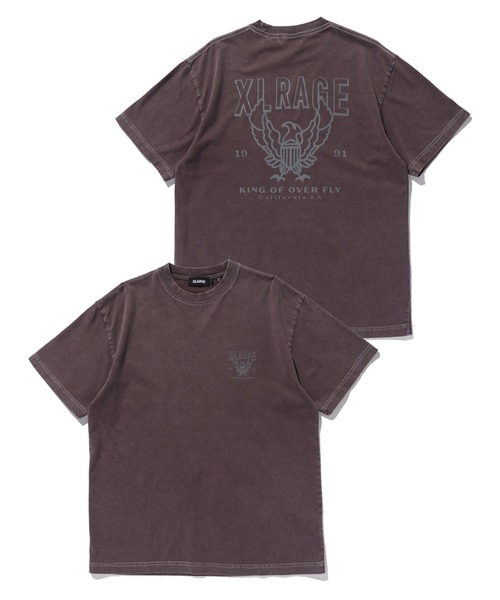 XLARGE(エクストララージ)の「XL RAGE S/S TEE(Tシャツ/カットソー・メンズ・ブラック/ブラウン/ネイビー・M/L/XL/S)」の6枚目の写真