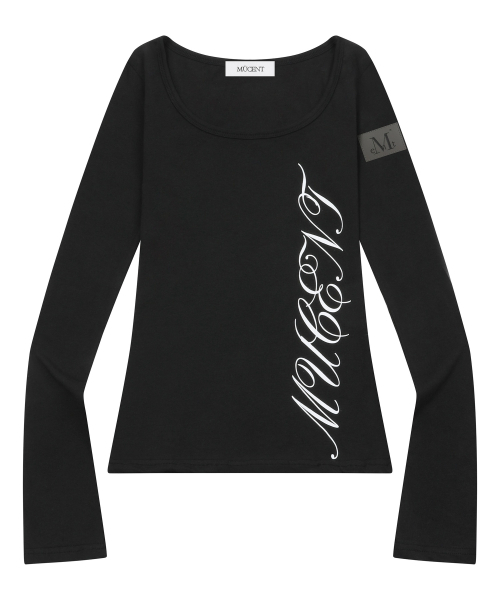 MUCENT(ムセント)の「エーテルエンジェルウィングスシースルーロングスリーブTシャツ(2カラー)(Tシャツ/カットソー・レディース・ブラック/ホワイト・FREE)」の20枚目の写真