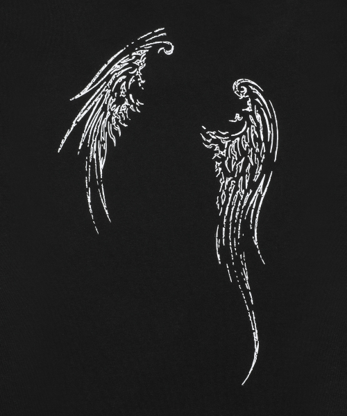 MUCENT(ムセント)の「エーテルエンジェルウィングスシースルーロングスリーブTシャツ(2カラー)(Tシャツ/カットソー・レディース・ブラック/ホワイト・FREE)」の15枚目の写真