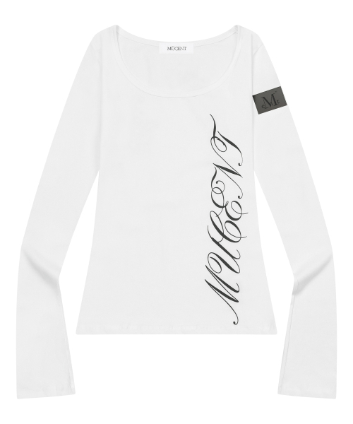 MUCENT(ムセント)の「エーテルエンジェルウィングスシースルーロングスリーブTシャツ(2カラー)(Tシャツ/カットソー・レディース・ブラック/ホワイト・FREE)」の14枚目の写真