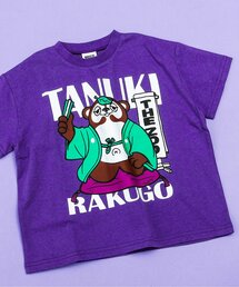 Tシャツ/カットソー（パープル/紫色系・バックプリント）ファッション