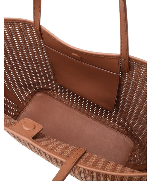 athe（アテ）の「[PANIER] ブラウンパニエメッシュショルダーバッグ L AABA6E842W2（ショルダーバッグ・レディース・ブラウン・FREE）」の4枚目の写真