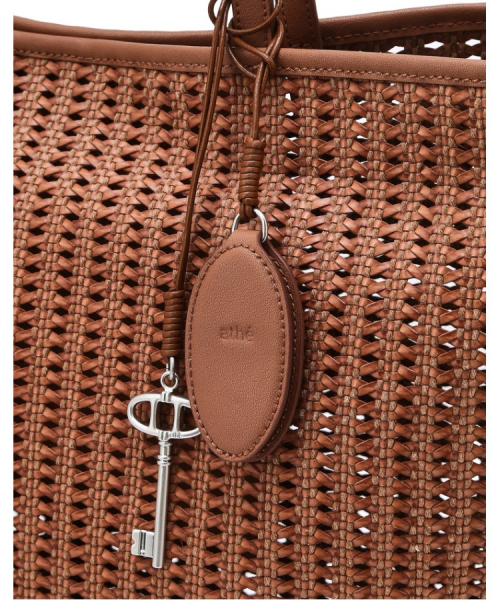 athe（アテ）の「[PANIER] ブラウンパニエメッシュショルダーバッグ L AABA6E842W2（ショルダーバッグ・レディース・ブラウン・FREE）」の6枚目の写真
