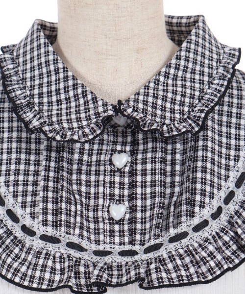 axes femme POETIQUE(アクシーズファムポエティック)の「ヨークフリルブロッキングPO(Tシャツ/カットソー・レディース・ピンク/ホワイト/ブラック・MEDIUM)」の12枚目の写真