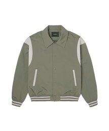 ADHOC（アドホック）の「男女共用スタジアムジャケット (カーキ) (HZ9UJ90-65)（スタジャン）」