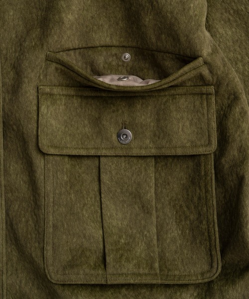 MAISON SPECIAL(メゾンスペシャル)の「【2026Autumn PRE-ORDER】Haircalf-Like Utility Jacket/ハラコライクユーティリティージャケット(ブルゾン・レディース・ベージュ/グリーン・FREE)」の17枚目の写真