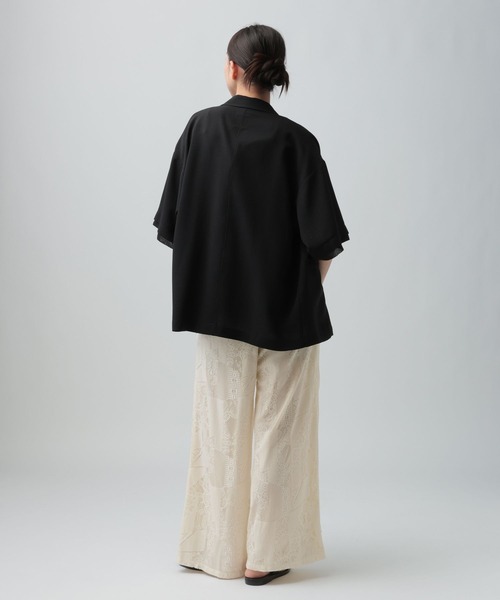 LEPSIM(レプシィム)の「2WAYレースパッチワークパンツ 1017903(その他パンツ・レディース・ブラック/オフホワイト・FREE)」の11枚目の写真