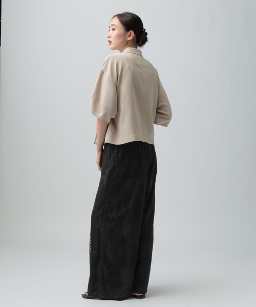 LEPSIM(レプシィム)の「2WAYレースパッチワークパンツ 1017903(その他パンツ・レディース・ブラック/オフホワイト・FREE)」の16枚目の写真