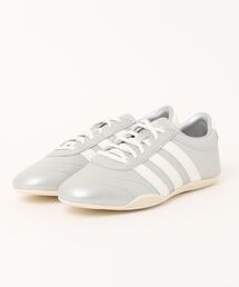 adidas アディダス GRAND COURT LO W【軽量】レディーススニーカー 薄底(グランドコートローW) JQ7243 シルバーメタリック/オフホワイト/フットウェアホワイト