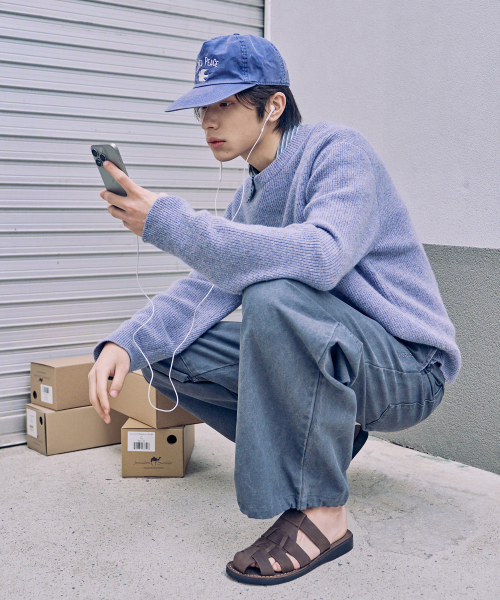 JERUSALEM SANDALS(エルサレム サンダル)の「1063NN マイケルスライド-ブラウン (ミカエル スライド)(サンダル・レディース・その他・40/38/39/41/42/43/36/37)」の2枚目の写真