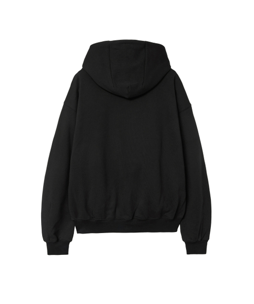 MISEKISEOUL MEN(ミセキソウルメンズ)の「Invisible pocket darted hoodie BLACK(パーカー・メンズ・その他・3/4/1/2)」の3枚目の写真