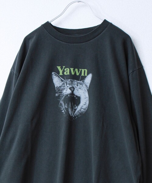 GLOSTER（グロスター）の「【WEB限定】【人気シリーズ】【DOG&CAT】犬猫ピグメントロンT（Tシャツ/カットソー・メンズ・ブラック系その他/ブラック系その他2/ブラック系その他3/ブラック系その他4/ブラック系その他5・S/L/M）」の18枚目の写真