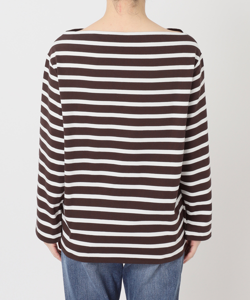 Spick & Span(スピックアンドスパン)の「ボートネックロングスリーブTシャツ(Tシャツ/カットソー・レディース・その他4/マルチ・FREE)」の19枚目の写真