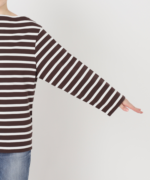 Spick & Span(スピックアンドスパン)の「ボートネックロングスリーブTシャツ(Tシャツ/カットソー・レディース・その他4/マルチ・FREE)」の21枚目の写真