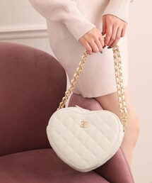 ハートキルティングショルダーバッグ