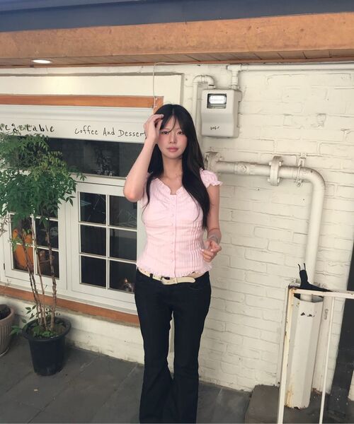 LOTSYOU（ロッツユー）の「LOTSYOU_Ella Blouse NAVY（シャツ/ブラウス・レディース・その他・MEDIUM/SMALL）」の15枚目の写真