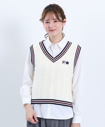 MARY QUANT | FILA × MARY QUANT ラインニット ベスト(ベスト)