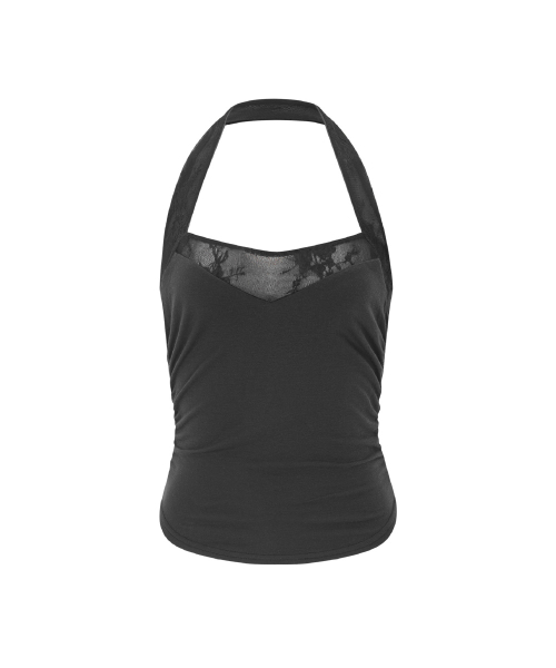 PLEASENOFOLLOW(プリーズノーフォロー)の「Teresa Sleeveless Top (Deep Charcoal)(Tシャツ/カットソー・レディース・その他・FREE)」の2枚目の写真