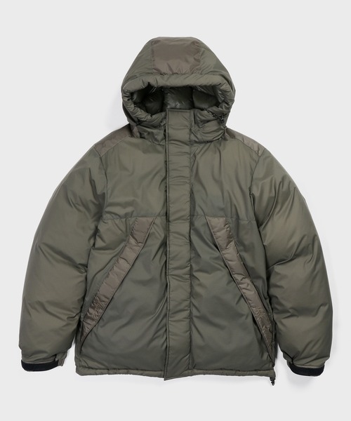 NANGA(ナンガ)の「NANGA×DUFFER CODURA / AURORA-TEX HOODED DOWN JACKET:ナンガ別注 オーロラテックス / コーデュラ ダウンジャケット / 760FP / スペイン産ダックダウン / 日本製 / MADE IN JAPAN / ハイスペック / フーデッド(ダウンジャケット/コート・メンズ・オレンジ/ブラック/カーキ・SMALL/X-LARGE/LARGE/MEDIUM)」の22枚目の写真