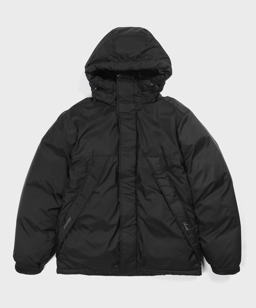 NANGA(ナンガ)の「NANGA×DUFFER CODURA / AURORA-TEX HOODED DOWN JACKET:ナンガ別注 オーロラテックス / コーデュラ ダウンジャケット / 760FP / スペイン産ダックダウン / 日本製 / MADE IN JAPAN / ハイスペック / フーデッド(ダウンジャケット/コート・メンズ・オレンジ/ブラック/カーキ・SMALL/X-LARGE/LARGE/MEDIUM)」の21枚目の写真