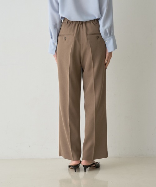 qualite(カリテ)の「タックストレートパンツ(その他パンツ・レディース・モカ/チャコールグレー・34/38/36)」の17枚目の写真