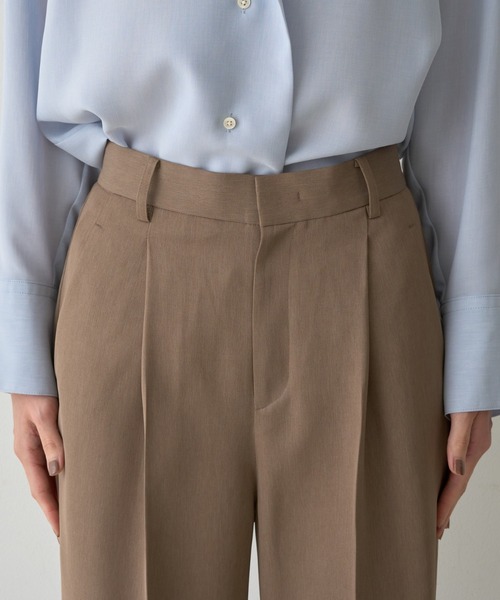 qualite(カリテ)の「タックストレートパンツ(その他パンツ・レディース・モカ/チャコールグレー・34/38/36)」の19枚目の写真