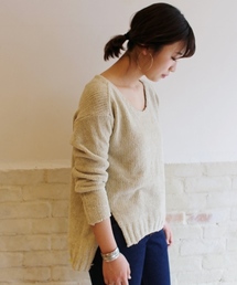 FRAMeWORK | Li/Coモール プルオーバー◆(ニット/セーター)