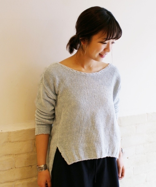 FRAMeWORK(フレームワーク)の「Li/Coモール プルオーバー◆(ニット/セーター・レディース・ベージュ/ライトグレー/グリーン・FREE)」の1枚目の写真