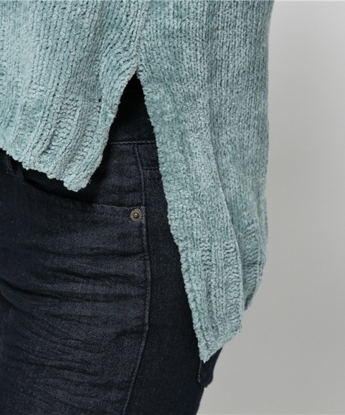 FRAMeWORK(フレームワーク)の「Li/Coモール プルオーバー◆(ニット/セーター・レディース・ベージュ/ライトグレー/グリーン・FREE)」の7枚目の写真