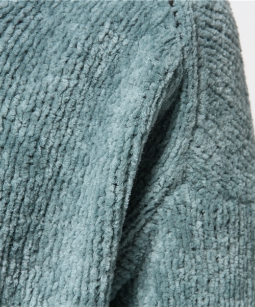 FRAMeWORK(フレームワーク)の「Li/Coモール プルオーバー◆(ニット/セーター・レディース・ベージュ/ライトグレー/グリーン・FREE)」の8枚目の写真