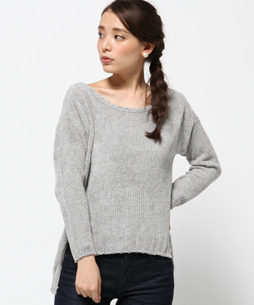 FRAMeWORK(フレームワーク)の「Li/Coモール プルオーバー◆(ニット/セーター・レディース・ベージュ/ライトグレー/グリーン・FREE)」の15枚目の写真