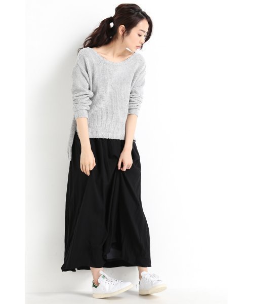 FRAMeWORK(フレームワーク)の「Li/Coモール プルオーバー◆(ニット/セーター・レディース・ベージュ/ライトグレー/グリーン・FREE)」の12枚目の写真