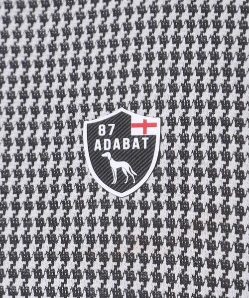 adabat(アダバット)の「【ADABAT NAVY】トゥースチェックジャカード長袖ポロシャツ(ポロシャツ・メンズ・ブルー系その他5/ホワイト系4・46/48/50/52)」の16枚目の写真