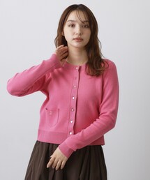 【5色展開/ウォッシャブル】コットンカシミヤカーディガン