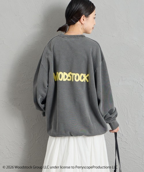 WOODSTOCK 印花大學T