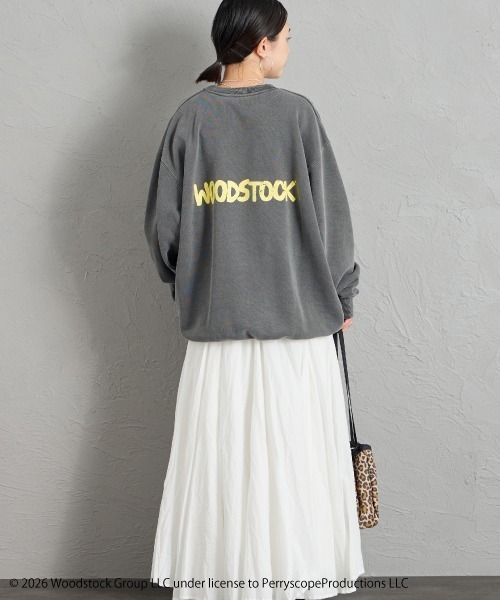 WOODSTOCK 印花大學T