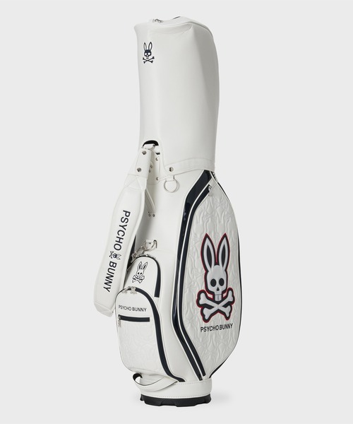 Psycho Bunny（サイコバニー）の「[GOLF]カートキャディバッグ SEASONAL EDITION（ショルダーバッグ・メンズ・ブラック/ホワイト・FREE）」の3枚目の写真