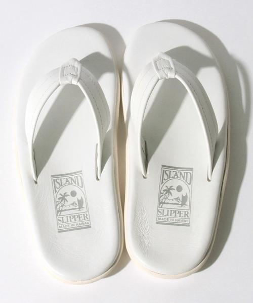 Ray BEAMS(レイビームス)の「ISLAND SLIIPER × Ray BEAMS / 別注 スムース トングサンダル(サンダル・レディース・ホワイト・6/5/7/4)」の11枚目の写真