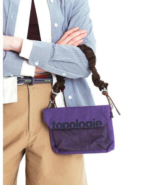Topologie（トポロジー）の「Utility Musette Medium（ユーティリティ ミュゼット ミディアム）（ショルダーバッグ・レディース・パープル/ブルー系・ONE SIZE）」の8枚目の写真